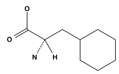 Formule développée de la phénylalanine