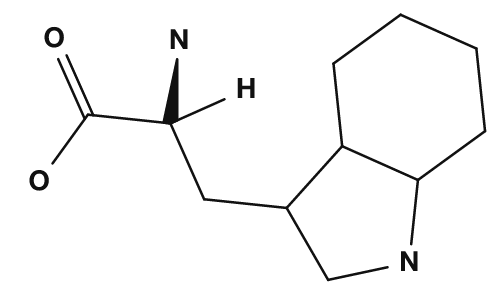 Formule développée du tryptophane