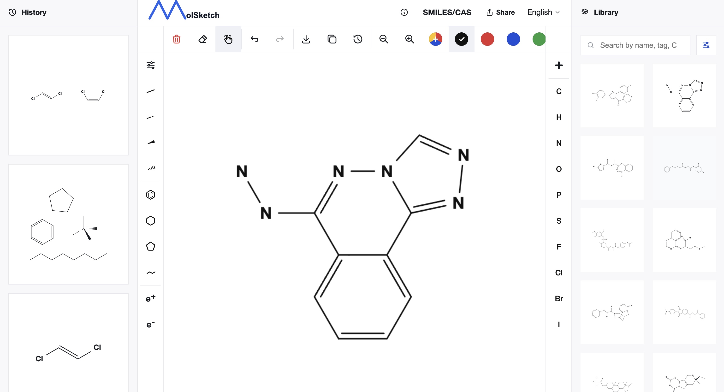 SMILES의 기본 문법